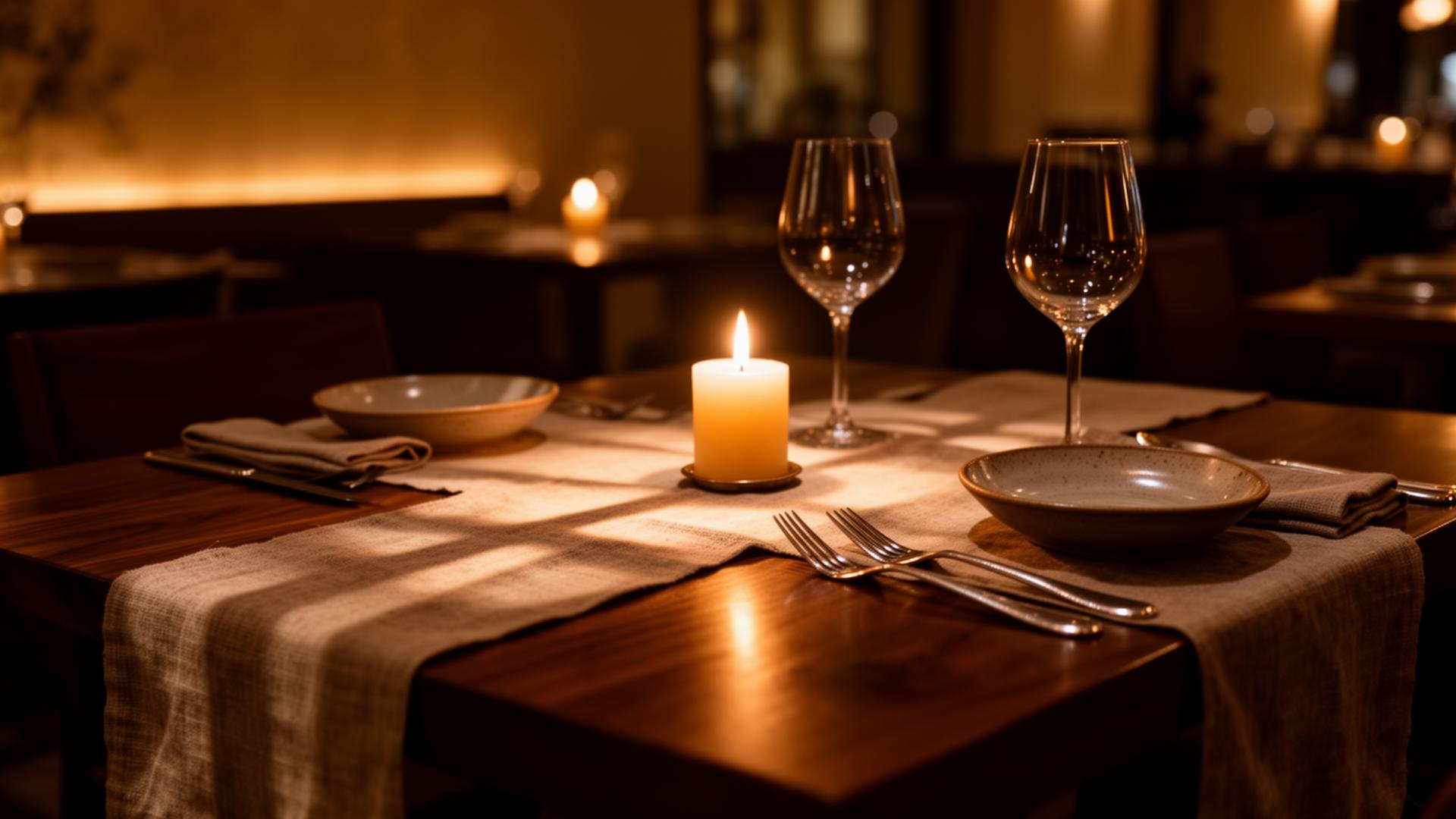 Candlelit dining at Vaaris Experiences